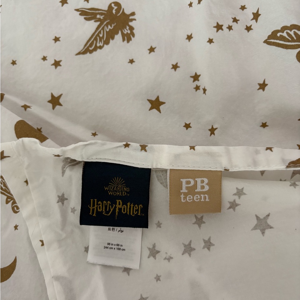 Pottery Barn Teen Harry Potter flat sheet twin size